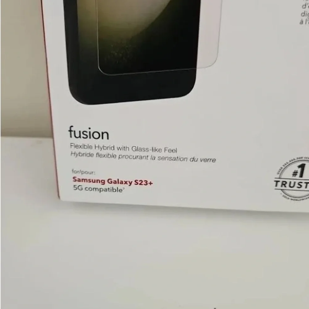 ZAGG InvisibleShield Fusion Defense Flexible Hybrid Screen Protector for S23+